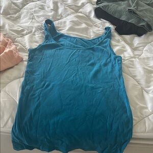 LOFT Teal Sleeveless Top